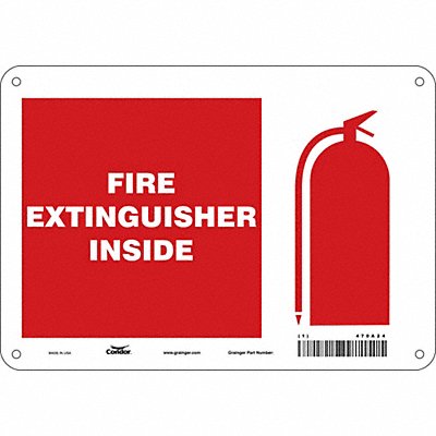 Safety Sign 7 in x 10 in Polyethylene