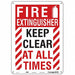 Safety Sign 14 in x 10 in Aluminum