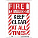 Safety Sign 10 in x 7 in Vinyl