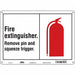 Safety Sign 10 in x 14 in Polyethylene