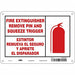 Safety Sign 7 in x 10 in Aluminum
