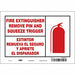 Safety Sign 7 in x 10 in Vinyl