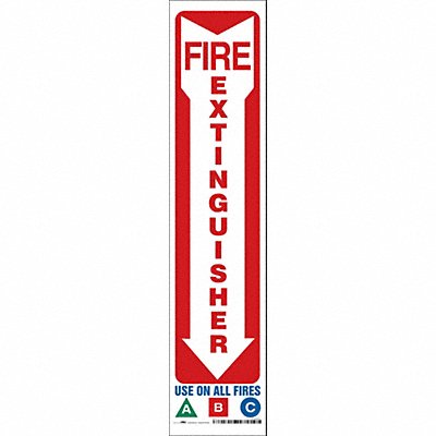 Safety Sign 18 in x 4 in Vinyl