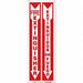 Safety Sign 24 in x 8 in Aluminum