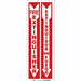 Safety Sign 24 in x 8 in Vinyl