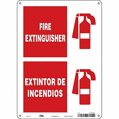 J9624 Safety Sign 14 in x 10 in Glow Vinyl