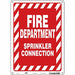 Safety Sign 14 in x 10 in Aluminum