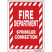 Safety Sign 14 in x 10 in Polyethylene