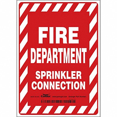 Safety Sign 7 in x 5 in Vinyl