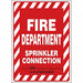 Safety Sign 7 in x 5 in Vinyl