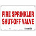 Safety Sign 7 in x 10 in Aluminum