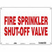 Safety Sign 10 in x 14 in Aluminum