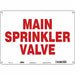 Safety Sign 10 in x 14 in Aluminum