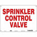 Safety Sign 10 in x 14 in Polyethylene