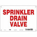 Safety Sign 7 in x 10 in Aluminum