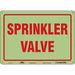Safety Sign 10 in x 14 in Polyethylene