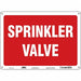 Safety Sign 10 in x 14 in Aluminum