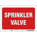 Safety Sign 7 in x 10 in Vinyl
