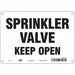 Safety Sign 7 in x 10 in Aluminum