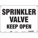 Safety Sign 10 in x 14 in Polyethylene