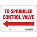 Safety Sign 7 in x 10 in Aluminum