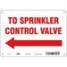 Safety Sign 7 in x 10 in Polyethylene