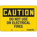 Safety Sign 7 in x 10 in Polyethylene