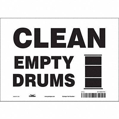 Safety Sign 7 inx10 in Vinyl