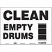 Safety Sign 10 inx14 in Vinyl