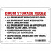Safety Sign 7 inx10 in Polyethylene