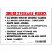 Safety Sign 7 inx10 in Vinyl