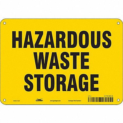Safety Sign 7 inx10 in Polyethylene