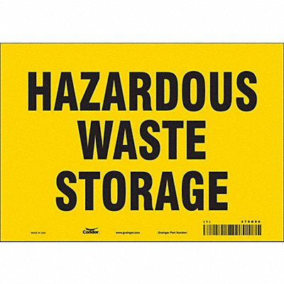 Safety Sign 7 inx10 in Vinyl