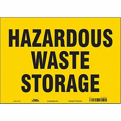 Safety Sign 10 inx14 in Vinyl