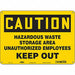 Safety Sign 10 inx14 in Polyethylene