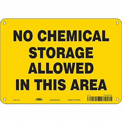 Safety Sign 7 in x 10 in Aluminum
