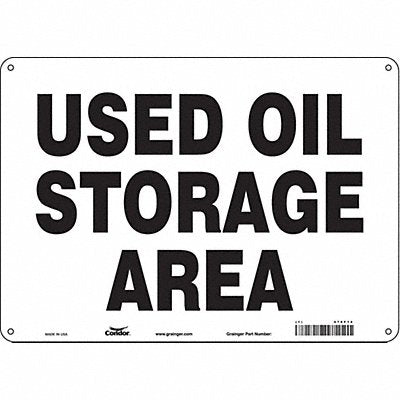 Safety Sign 10 inx14 in Polyethylene