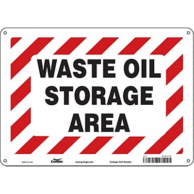 Safety Sign 10 inx14 in Polyethylene