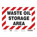 Safety Sign 10 inx14 in Vinyl