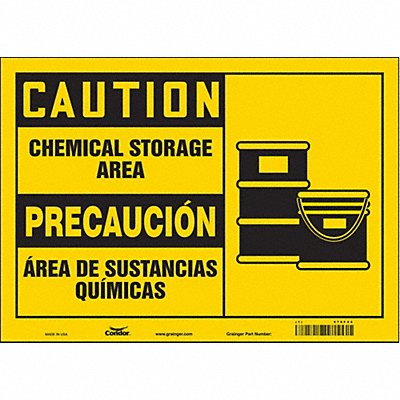 Safety Sign 10 inx14 in Vinyl