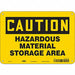 Safety Sign 7 inx10 in Polyethylene