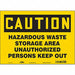 J8184 Safety Sign 10 inx14 in Vinyl
