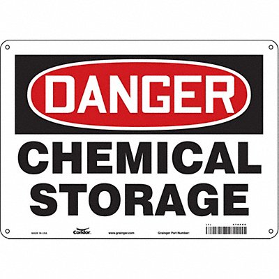 Safety Sign 10 inx14 in Polyethylene