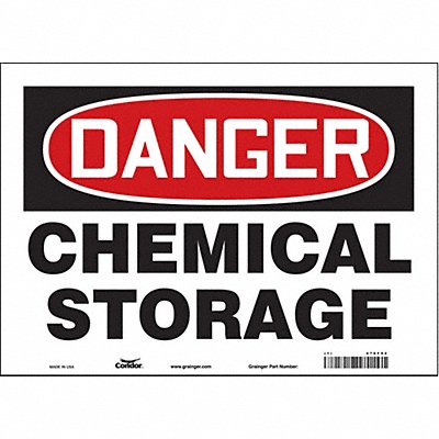 Safety Sign 10 inx14 in Vinyl