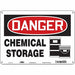 Safety Sign 10 in x 14 in Polyethylene