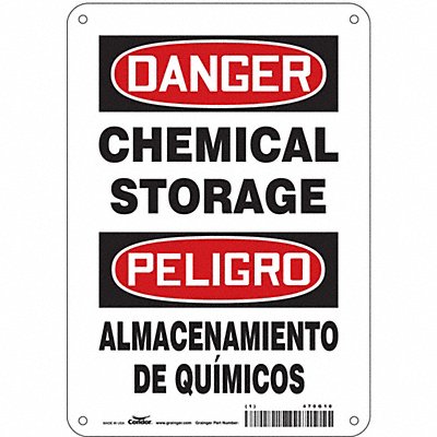 Safety Sign 10 inx7 in Aluminum