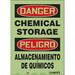 Safety Sign 14 in x 10 in Glow Vinyl
