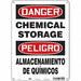 Safety Sign 14 in x 10 in Polyethylene