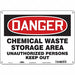 Safety Sign 10 in x 14 in Aluminum