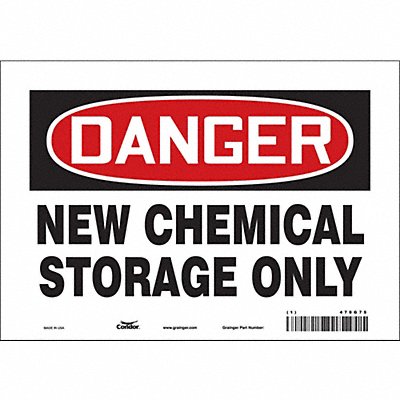 Safety Sign 7 in x 10 in Vinyl